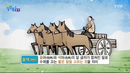 알맞은 것을 고르는 '물색'의 다양한 유래