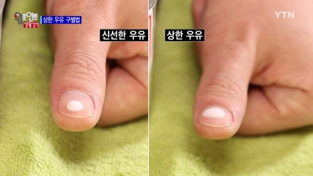상한우유 구별하는 법